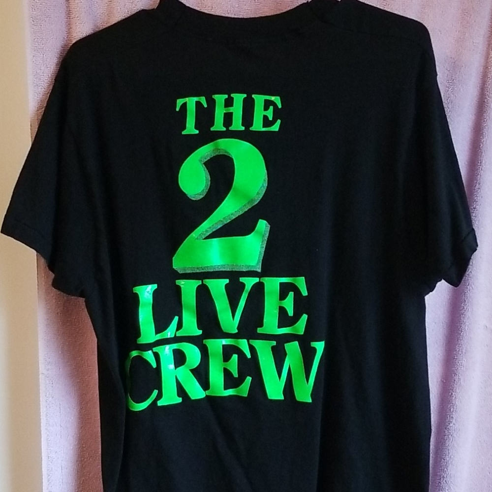 Vintage Single Stiched 2 Live Crew Shirt Size XL